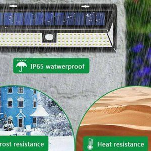 Waterproof 118 LED Solar Lamp Outdoor Garden Yard